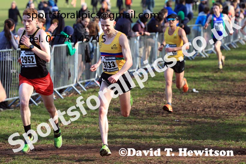 Senior Men, 2024 CAU Inter Counties Cross Country Champs., Wollaton Park, Nottingham. Photo: David T. Hewitson/Sports for All Pics